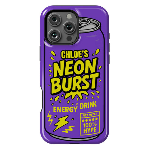 Personalized Sports Energy Drink iPhone Case