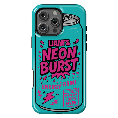 Personalized Sports Energy Drink iPhone Case