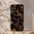 Personalized Amber Tortoise Vertical Initials Galaxy Case