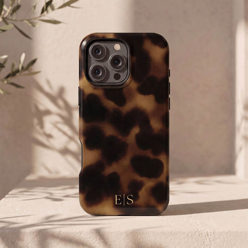 Personalized Amber Tortoise iPhone Case