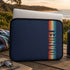 Personalized Retro Rainbow Stripes Laptop Sleeve