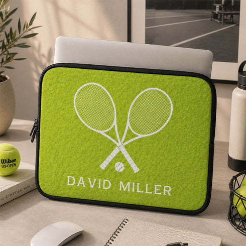 Personalized Tennis Laptop Sleeve