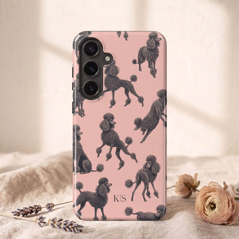 Personalized French Poodles Galaxy Case