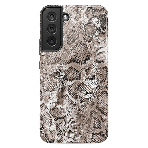 Custom Monogram Initials Snakeskin Galaxy Case