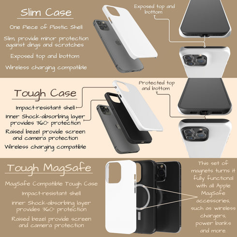 Custom Name Earth Tone Stripes iPhone Case