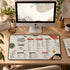 Personalized Designer Cheat Sheet - Studio Bloom Desk Mat