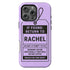 Personalized Lost & Found Tag iPhone Case