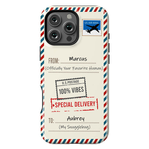 Personalized Classic Mailing Envelope iPhone Case