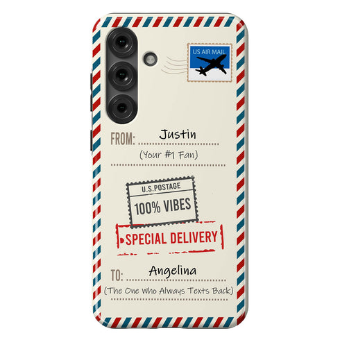 Personalized Classic Mailing Envelope Galaxy Case