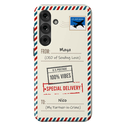 Personalized Classic Mailing Envelope Galaxy Case