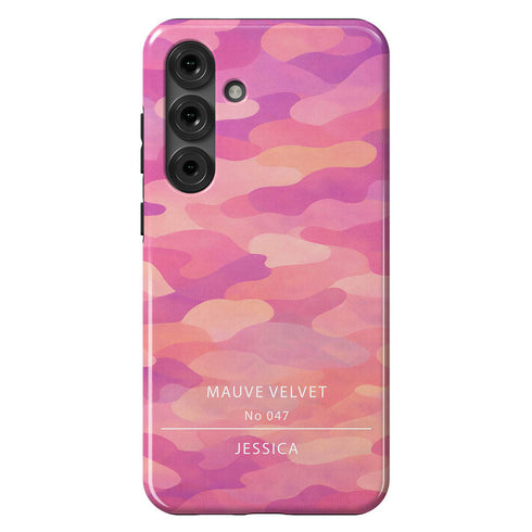 Personalized Gradient Bloom Camo Galaxy Case