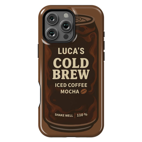 Personalized Coffee Lovers Cold Brew iPhone Case