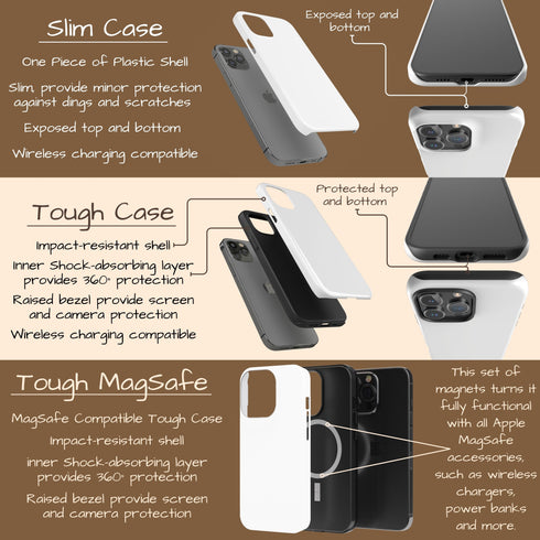 Neutral Earth Tones Custom Name iPhone Case