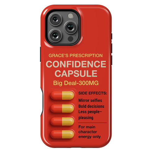 Personalized Playful Mood Capsule iPhone Case