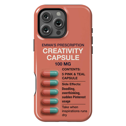 Personalized Playful Mood Capsule iPhone Case