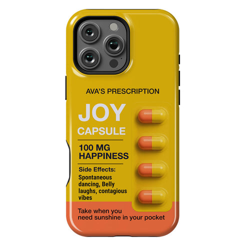 Personalized Playful Mood Capsule iPhone Case