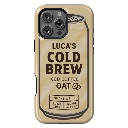 Personalized Coffee Lovers Cold Brew iPhone Case