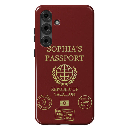 Personalized Classic Passport Cover Galaxy Case