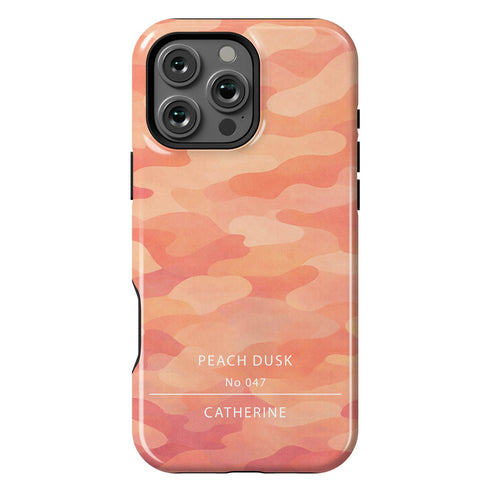 Personalized Gradient Bloom Camo iPhone Case