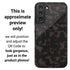 Custom QR Dark Tortoiseshell Galaxy Case