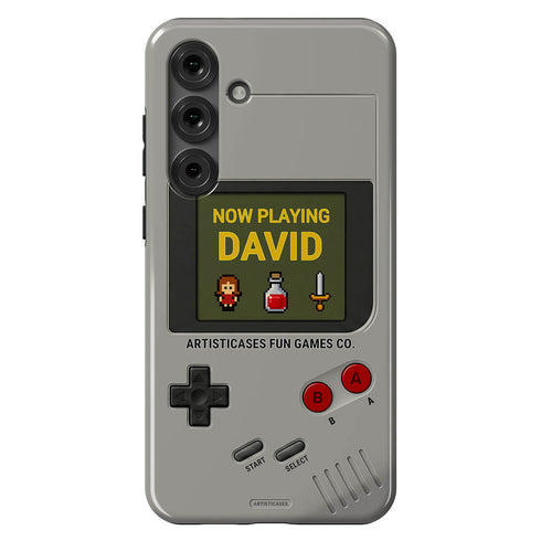 Personalized Pixel Retro Handheld Game Console Galaxy Case