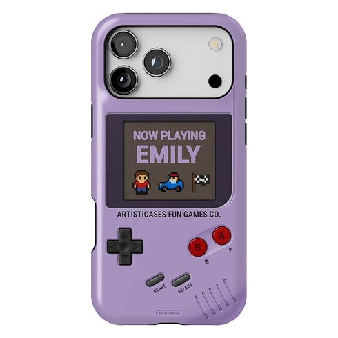Personalized Pixel Retro Handheld Game Console iPhone Case