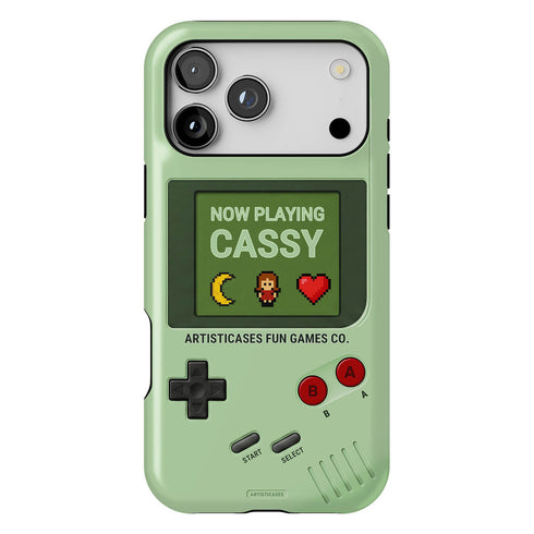 Personalized Pixel Retro Handheld Game Console iPhone Case
