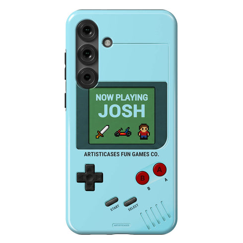 Personalized Pixel Retro Handheld Game Console Galaxy Case