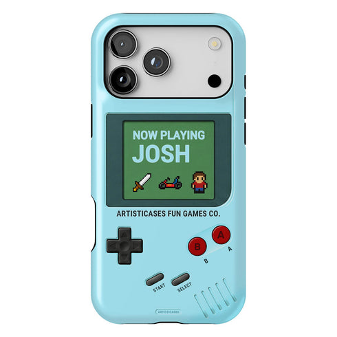 Personalized Pixel Retro Handheld Game Console iPhone Case