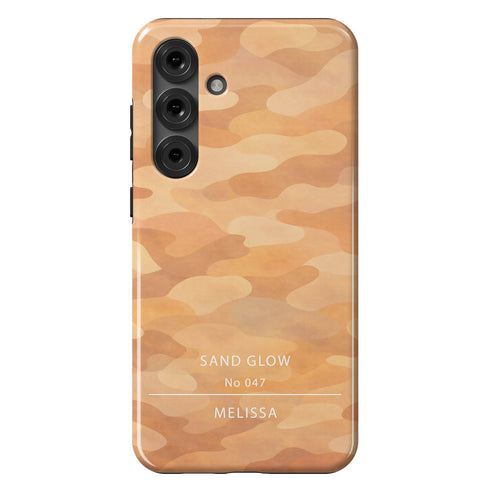 Personalized Gradient Bloom Camo Galaxy Case