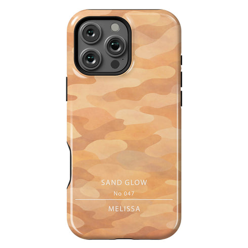 Personalized Gradient Bloom Camo iPhone Case