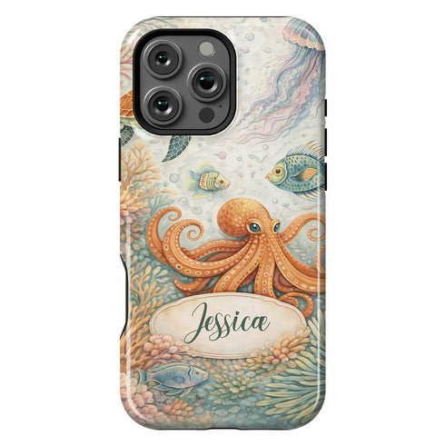 Personalized Enchanting Coastal Reef Collection iPhone Case