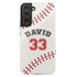 Custom Baseball Player & Number Galaxy Case