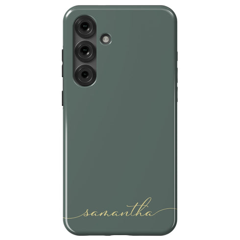 Custom Name Fresh Calligraphy Galaxy Case - Horizontal