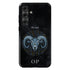 Personalized Black Zodiac Horoscope Sign Galaxy Case