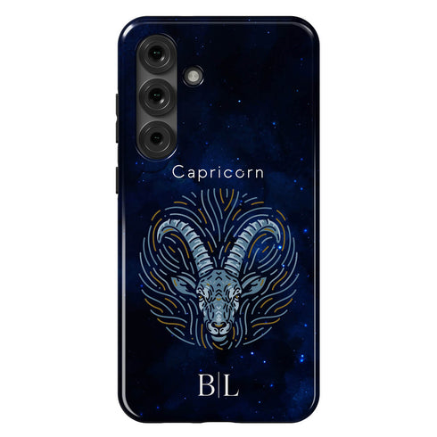 Personalized Blue Zodiac Horoscope Sign Galaxy Case