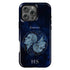 Personalized Blue Zodiac Horoscope Sign iPhone Case