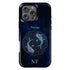 Personalized Blue Zodiac Horoscope Sign iPhone Case