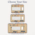 Personalized Vintage Airline Ticket Desk Mat