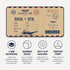 Personalized Vintage Airline Ticket Desk Mat
