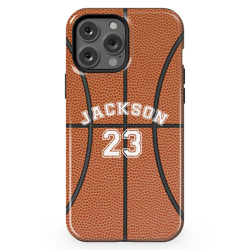 Sports Basketball Player & Number iPhone Case