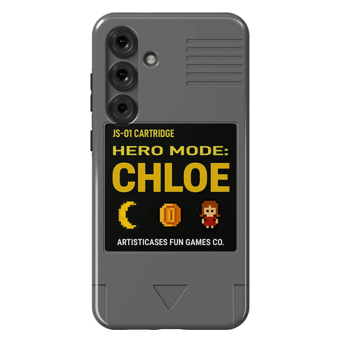 Personalized Pixel Retro Game Cartridge Galaxy Case