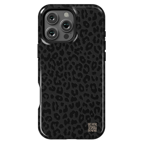 Custom QR Code Dark Leopard iPhone Case