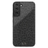 Black Leopard Custom Initials Galaxy Case - Centered