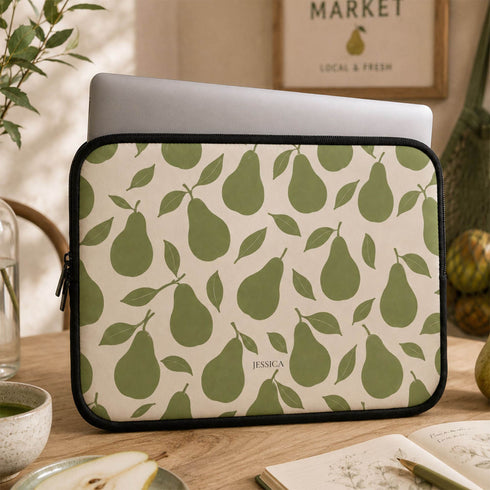 Personalized Pear Grove Laptop Sleeve