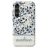 Custom Name Blue Bird & Flower Galaxy Case