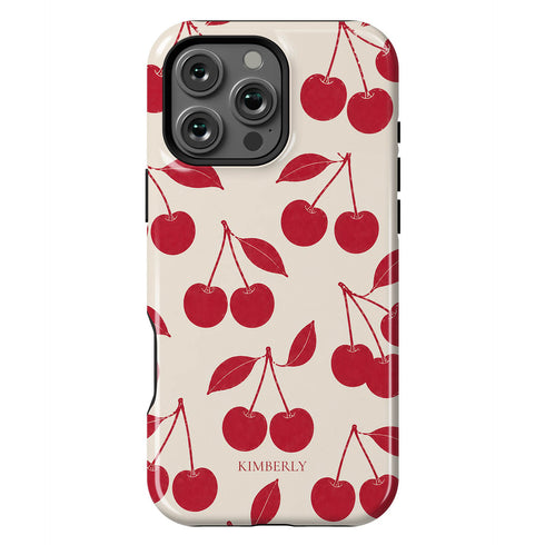 Personalized Cherry Pair iPhone Case