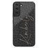 Dark Leopard Signature Name Galaxy Case