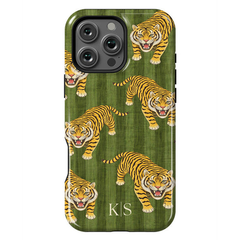 Personalized Bold Imperial Tiger iPhone Case