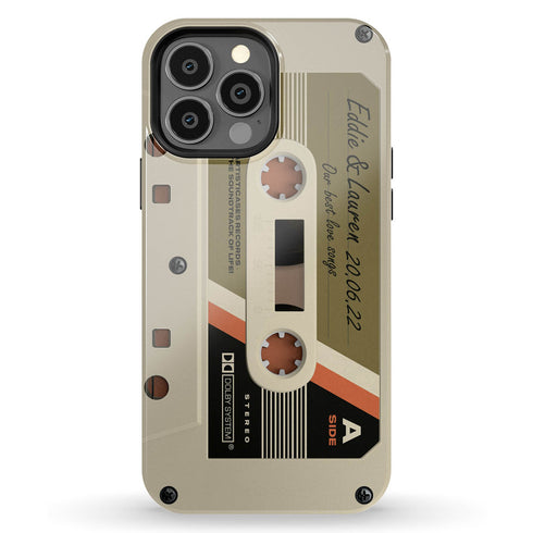 Personalized Retro Audio Cassette Mixtape iPhone Case
